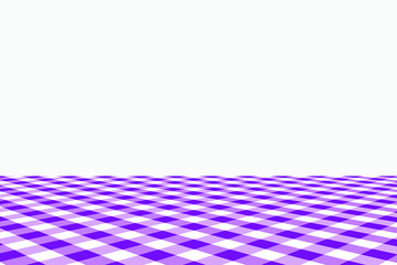 Violet Gingham pattern. Texture from rhombus/squares for - plaid, tablecloths, clothes, shirts, dresses, paper, bedding, blankets, quilts and other textile products. Vector illustration.