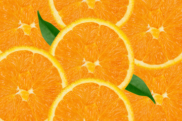 Slice fresh orange fruit background, healthy fresh fruits