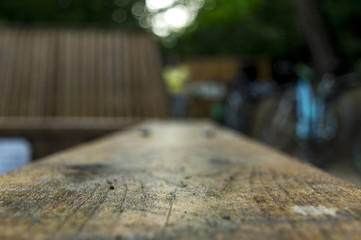 Wood texture bokeh