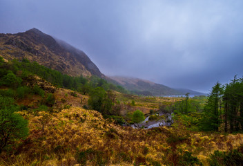 Amazing Irish landscape at Beara Peninsula in Ireland