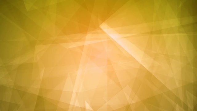 4k Abstract glowing futuristic, network, technology, science, celebration geometrical orange - gold loop-able background with triangles