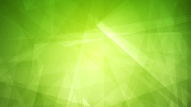 4k Abstract glowing futuristic, network, technology, science, celebration geometrical green loop-able background with triangles