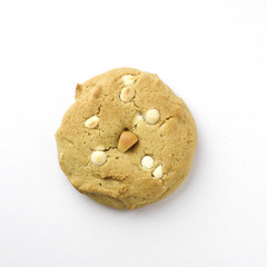 Cookies on white background