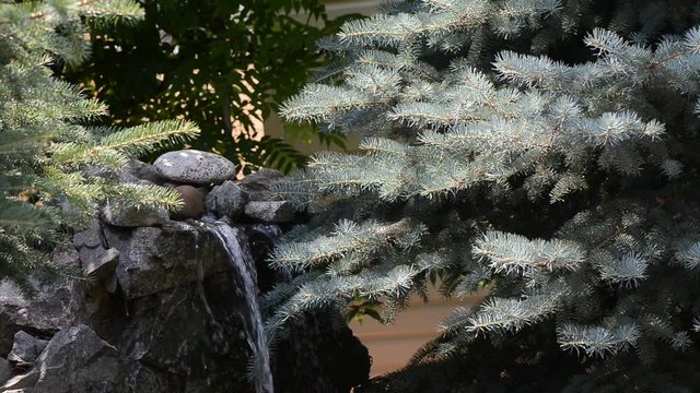 decorative waterfall