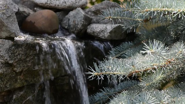 decorative waterfall