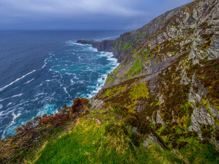 The amazing Fogher Cliffs at the Irish west coast