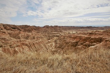 Beautiful shot lookin into the Badlands