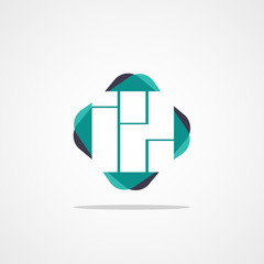 Initial Letter IX Logo Template Design