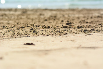 Sandstrand in der Hitze