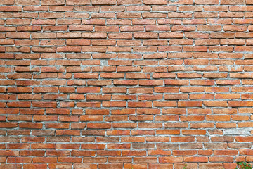 orange brick wall texture background