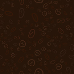 Seamless pattern with coffee.