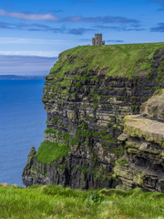Fototapeta na wymiar World famous Cliffs of Moher at the Atlantic coast of Ireland