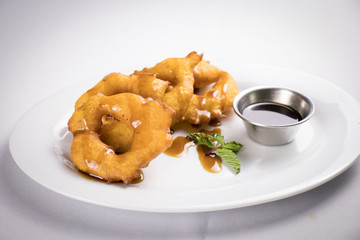 peruvian food: picarones