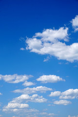 Fototapeta premium Sky, clouds - vertical photograph