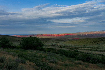 the valley of the red mountains