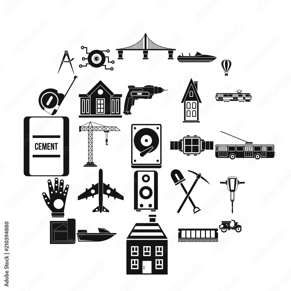 Poster figure icons set. simple set of 25 figure vector icons for web isolated on white background