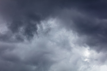 Obraz premium Clouds before the rain as a background