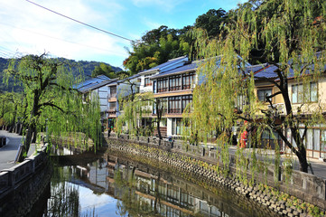 城崎温泉の町並み