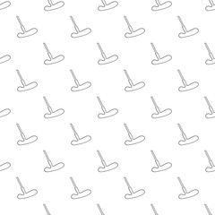 Long golf stick pattern vector seamless repeating for any web design