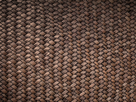 Handcraft bamboo weave texture background