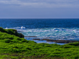 Beautiful landscape at Kilkee Beach in Ireland