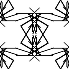 seamless geometric abstract pattern