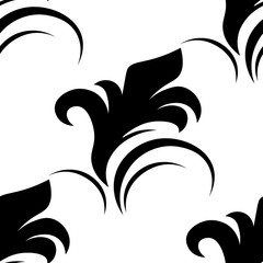 seamless abstract pattern with swirl