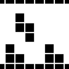Geometric seamless pattern. Square