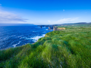 Amazing view over the Cliffs of Kilkee in Ireland