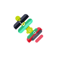 Abstract lines geometric infographic layoutAbstract lines geometric infographic layout, data visualization design, option step by step schedule, web box