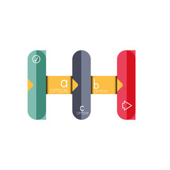 Abstract lines geometric infographic layoutAbstract lines geometric infographic layout, data visualization design, option step by step schedule, web box