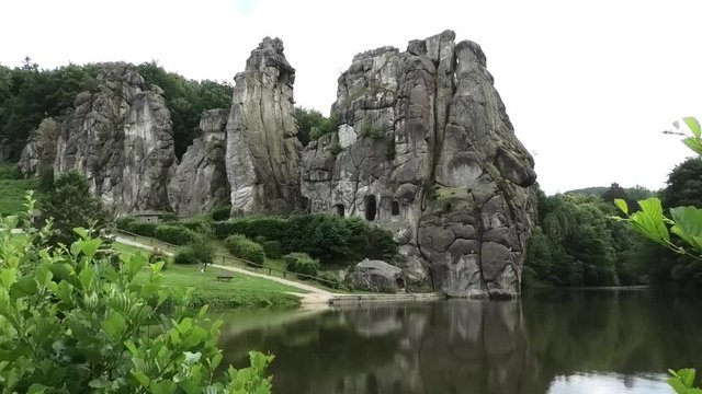 Externsteine, germanische Kultst&auml;tte  51,868282, 8,923872    Koordinaten Externsteine