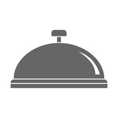 Concierge bell. Vector icon.