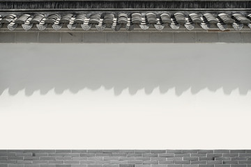 Chinese courtyard wall