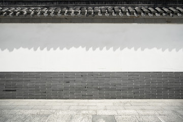 Chinese courtyard wall