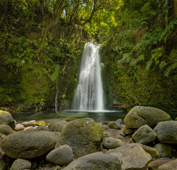 Fototapeta premium Waterfall Salto do Prego, Sao Miguel, Acores
