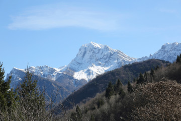 big mountains called SERNIO in Northern Italy