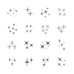 sparkle icon set