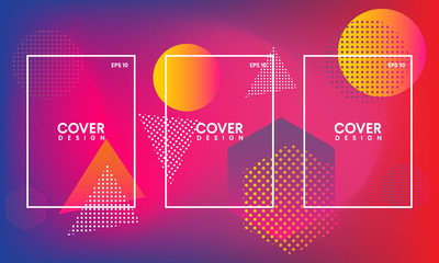 Templates for abstract covers, flyers, banner and posters, used for presentation and books, EPS 10 vector