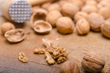 Walnuts product photography