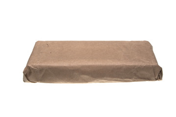 parcel post isolated on white background