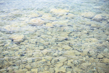 Texture of sea water