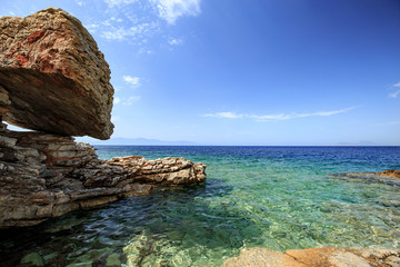 Transparent sea water