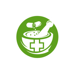 Pharmacy Logo Vector Icon