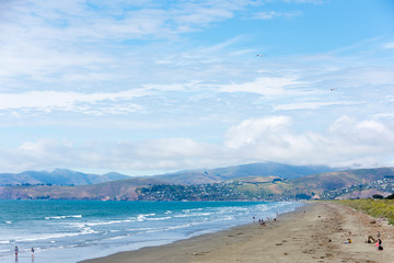<ニュージーランド>ニューブライトン海岸