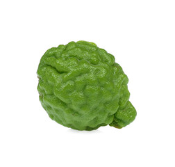Bergamot fruit isolated on white background