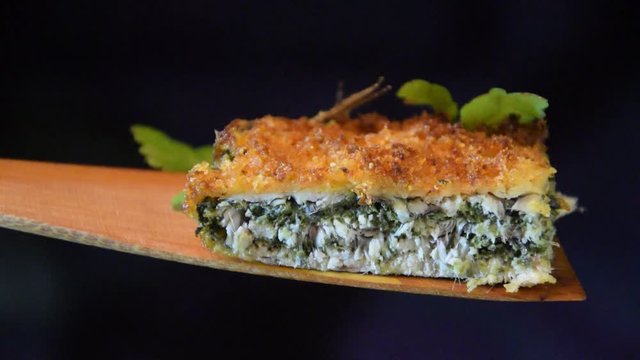 Engraulis encrasicolus Tortino di alici European anchovy video Европейский pie анчоус sardela kol&aacute;č