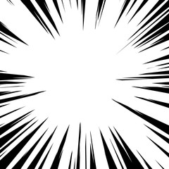 radial lines for comic book vector explosion texture design