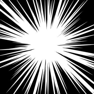 radial lines for comic book vector explosion texture design