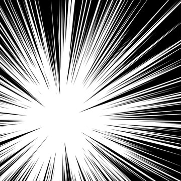 radial lines for comic book vector explosion texture design